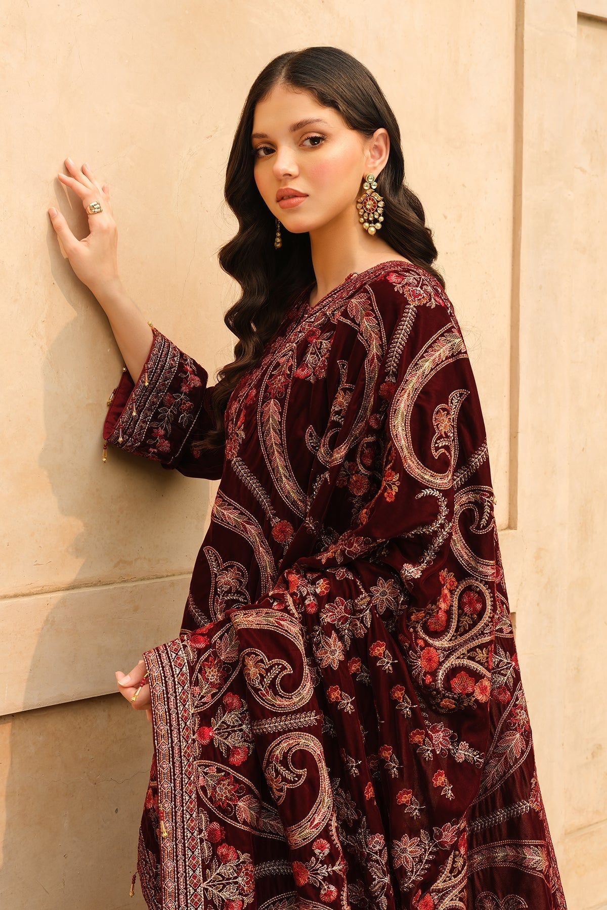Raeesa Premium | Bareeza Velvet | VL - 111 - House Of Hania