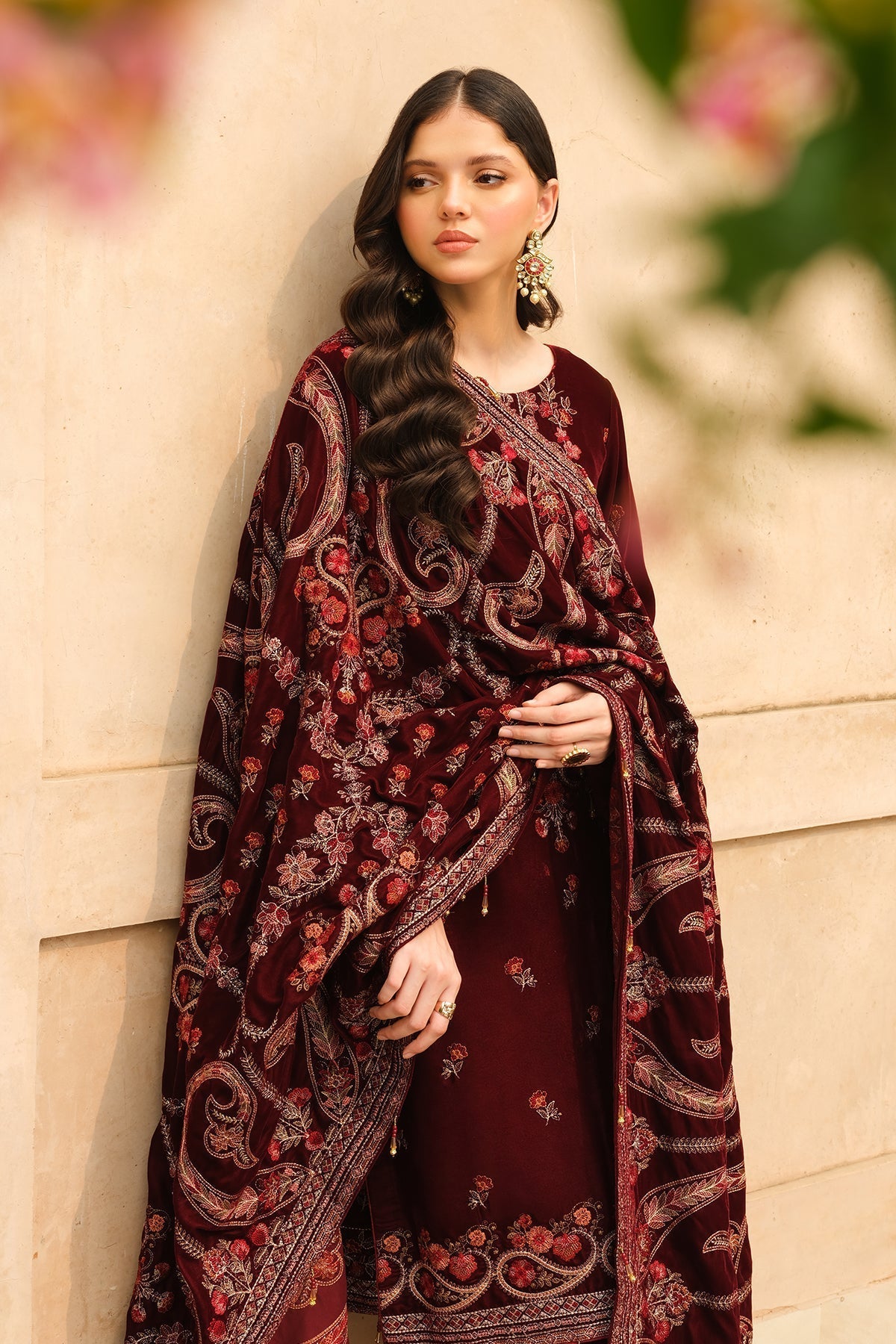 Raeesa Premium | Bareeza Velvet | VL - 111 - House Of Hania