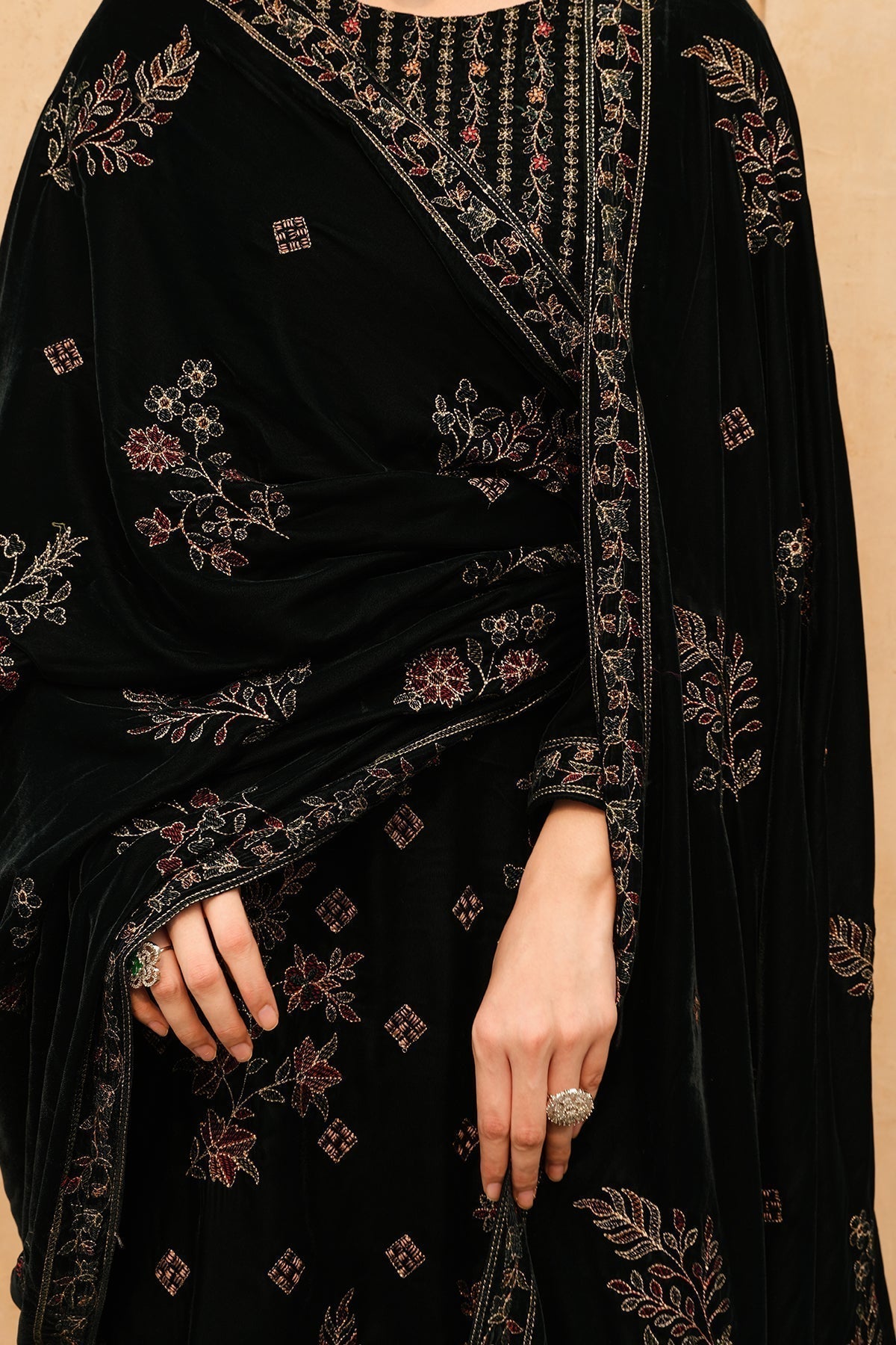 Raeesa Premium | Bareeza Velvet | VL - 112 - House Of Hania