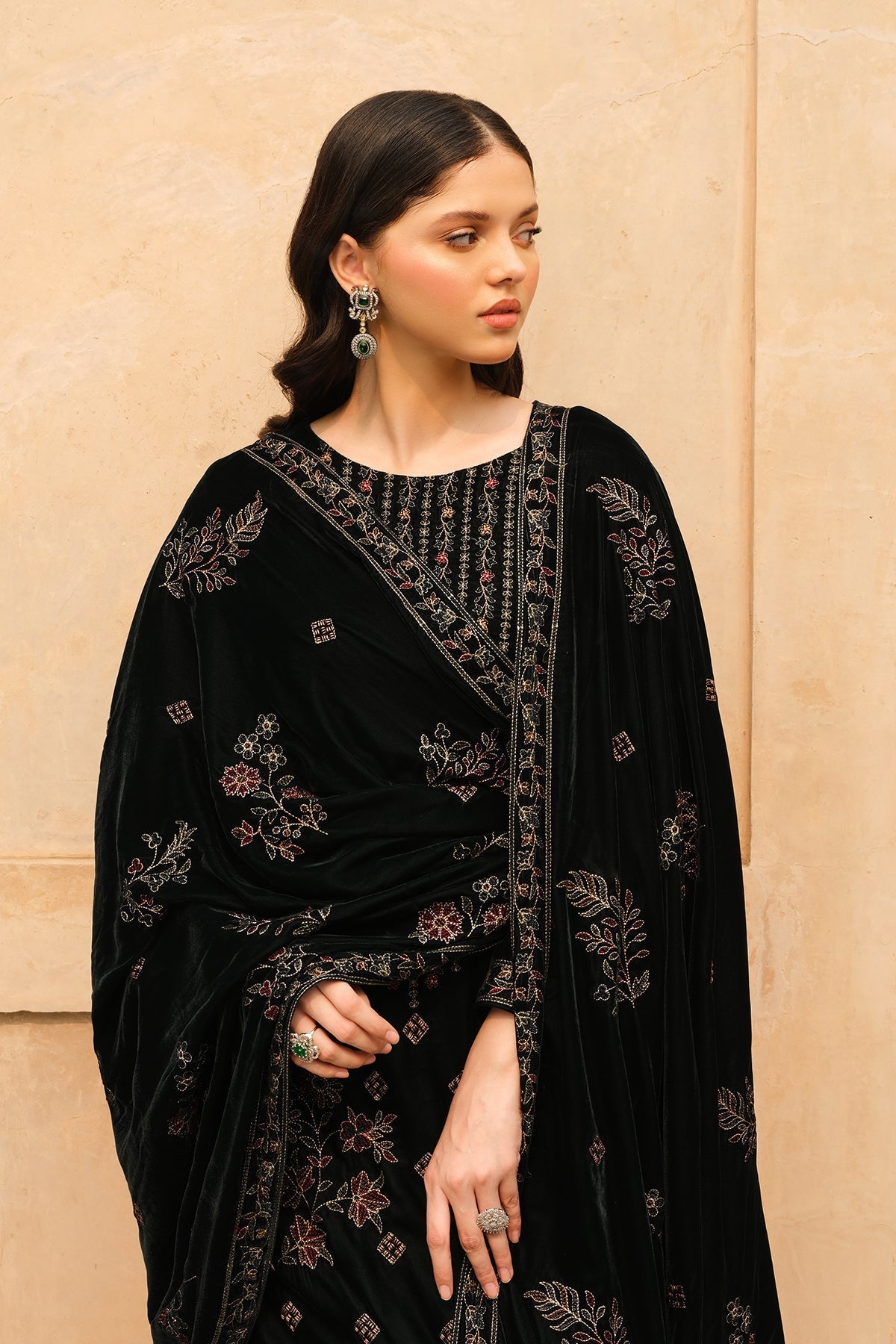 Raeesa Premium | Bareeza Velvet | VL - 112 - House Of Hania