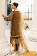 Raeesa Premium | Dehleez Formals | DL-1014 Imperial Brew - House Of Hania