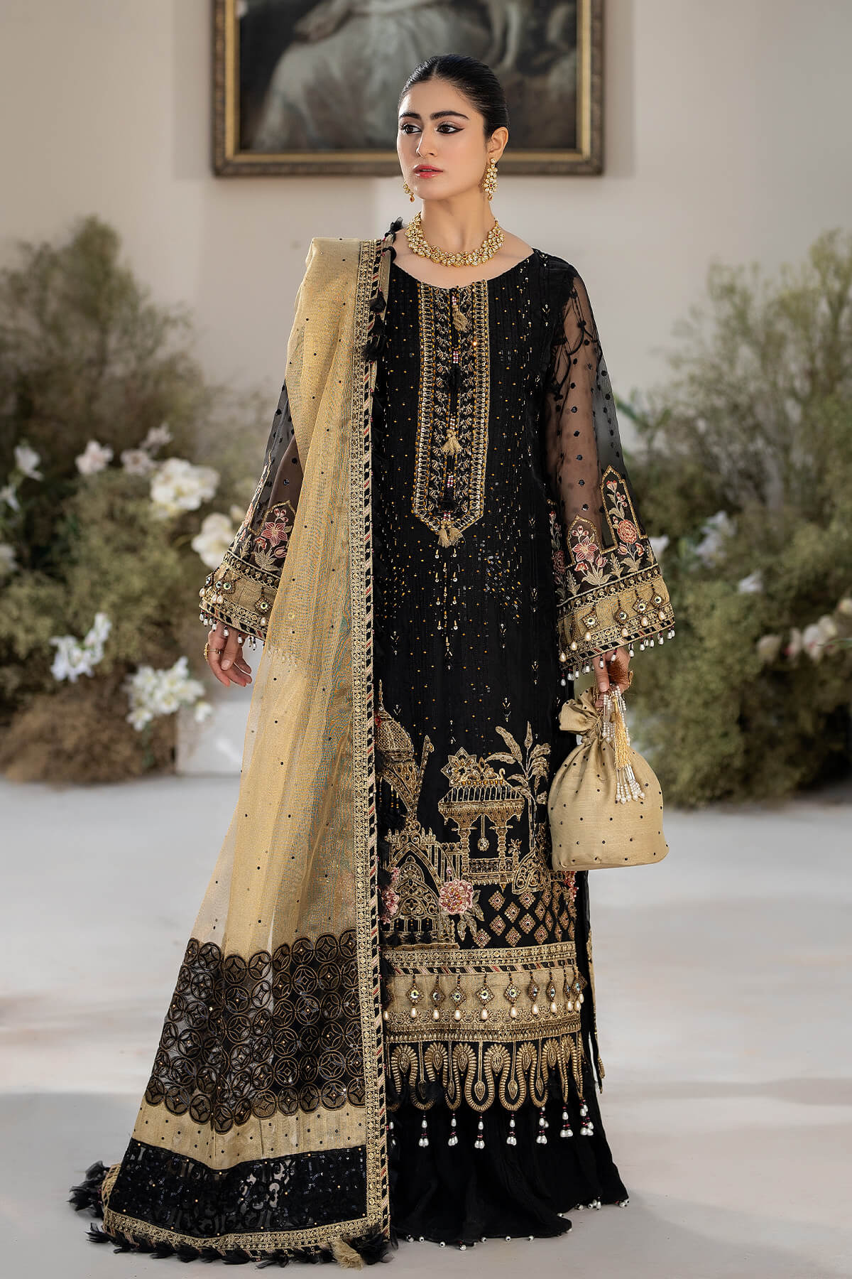 Raeesa Premium | Dehleez Formals | DL-1017 Nightingale - House Of Hania