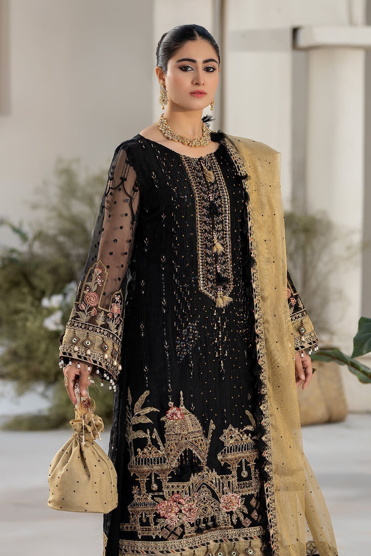 Raeesa Premium | Dehleez Formals | DL-1017 Nightingale - House Of Hania