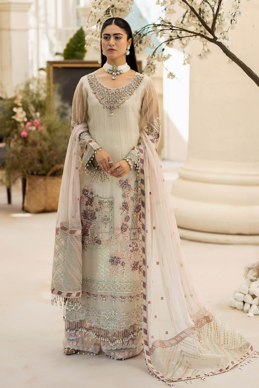 Raeesa Premium | Dehleez Formals | DL-1018 Mehtaab - House Of Hania