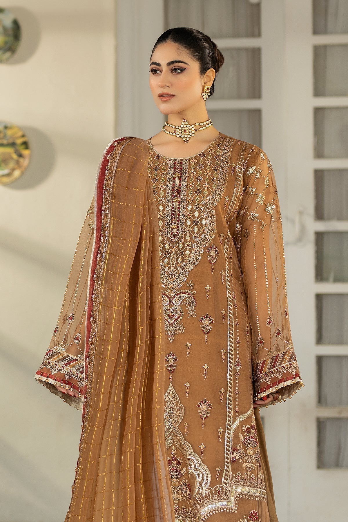 Raeesa Premium | Dehleez Formals | DL-1025 Tarz -E- Zameen - House Of Hania