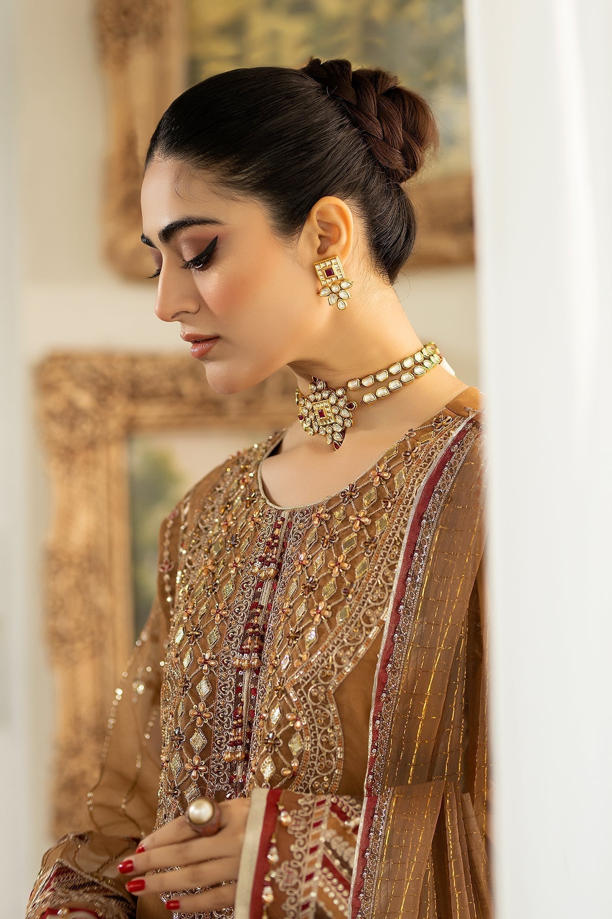 Raeesa Premium | Dehleez Formals | DL-1025 Tarz -E- Zameen - House Of Hania