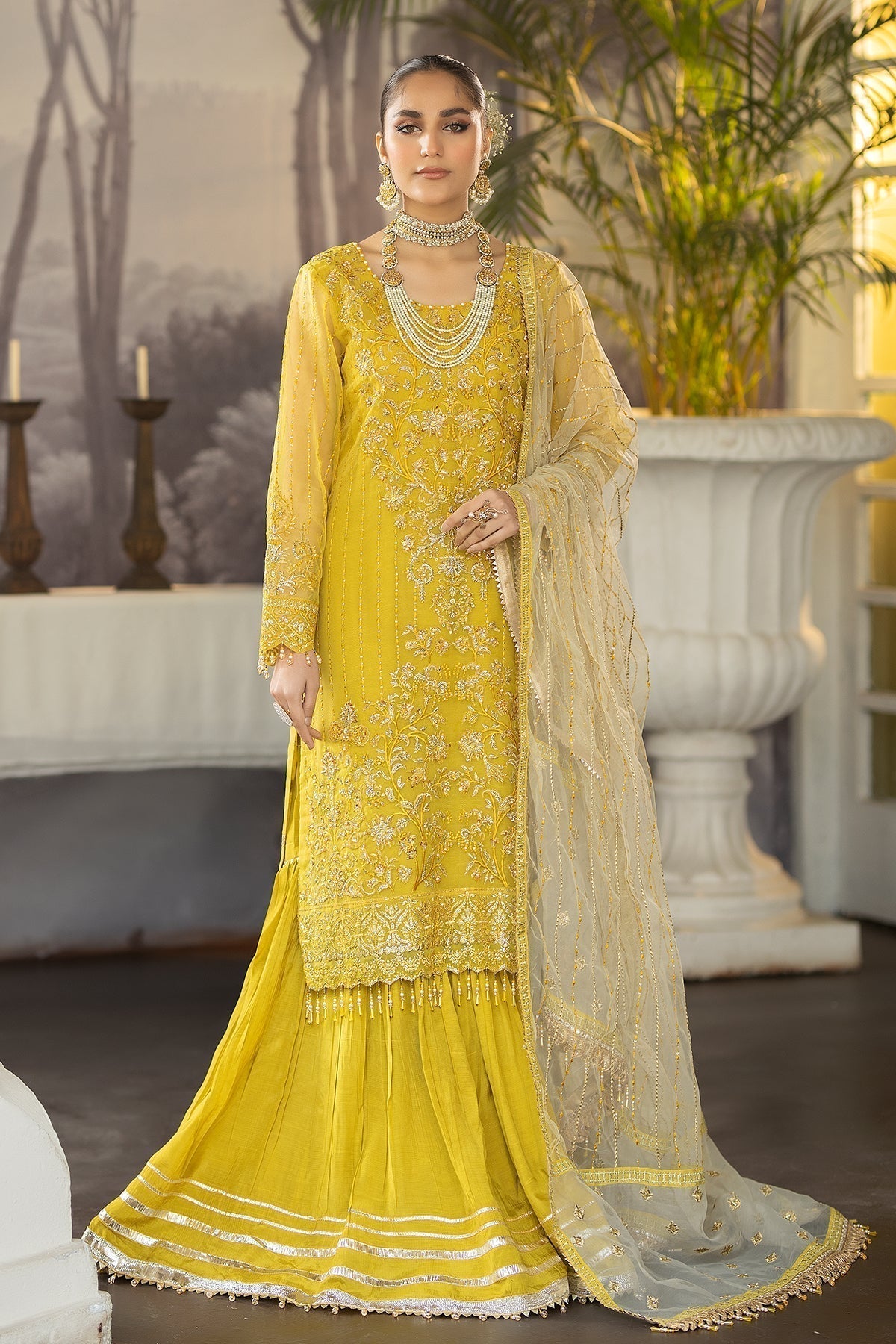 Raeesa Premium | Dehleez Formals | DL-1026 Mehfil-E-Aab - House Of Hania