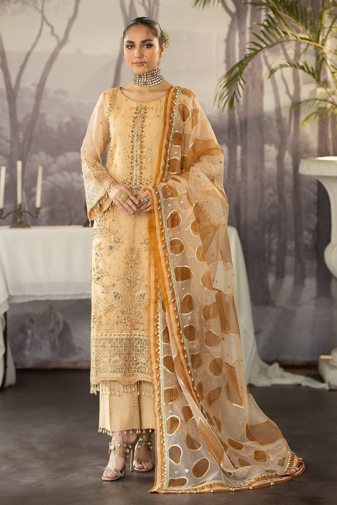 Raeesa Premium | Dehleez Formals | DL-1027 Saazish-E-Ropa - House Of Hania