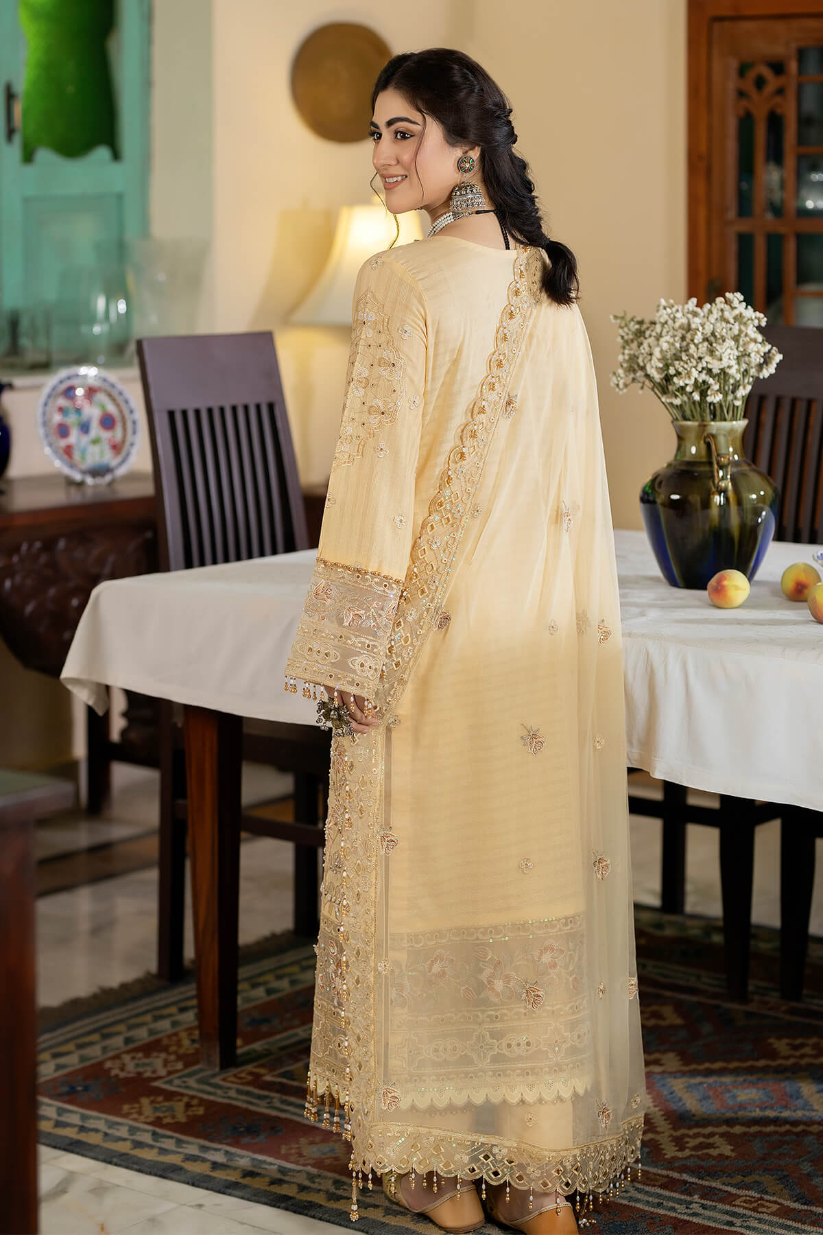 Raeesa Premium | Kimora Lawn Collection | Kimora | HL-13 Zainab - House Of Hania