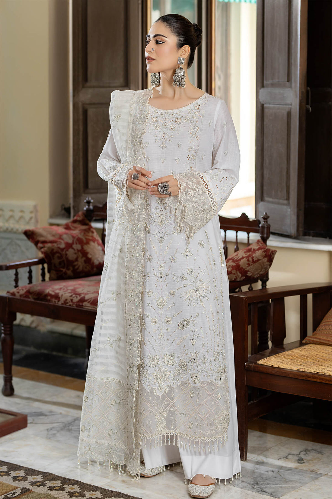 Raeesa Premium | Kimora Lawn Collection | Kimora | HL-18 Marwa - House Of Hania
