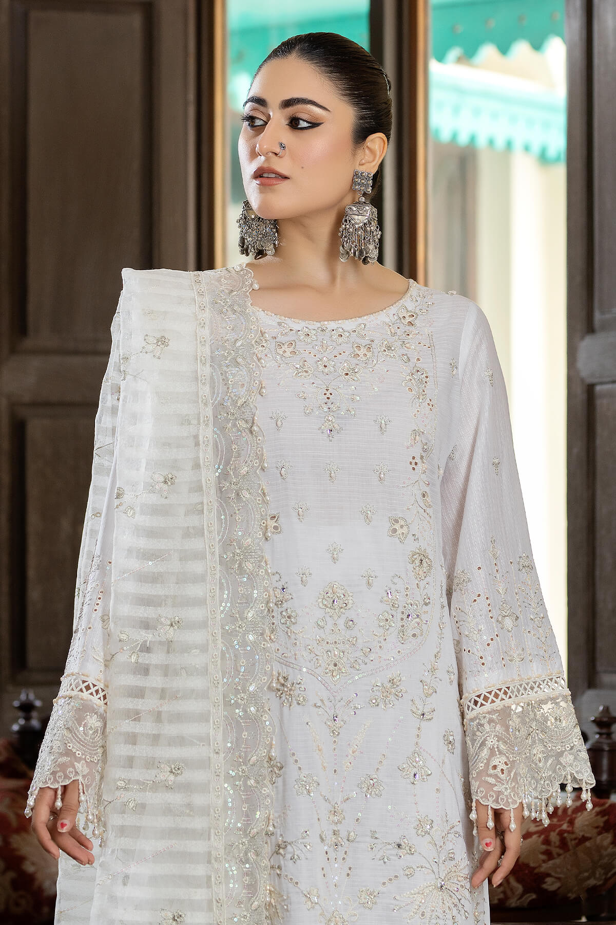 Raeesa Premium | Kimora Lawn Collection | Kimora | HL-18 Marwa - House Of Hania