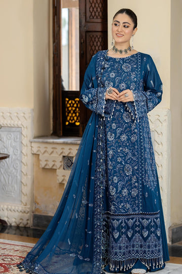 Raeesa Premium | Kimora Lawn Collection | Kimora | HL-19 Farheen - House Of Hania