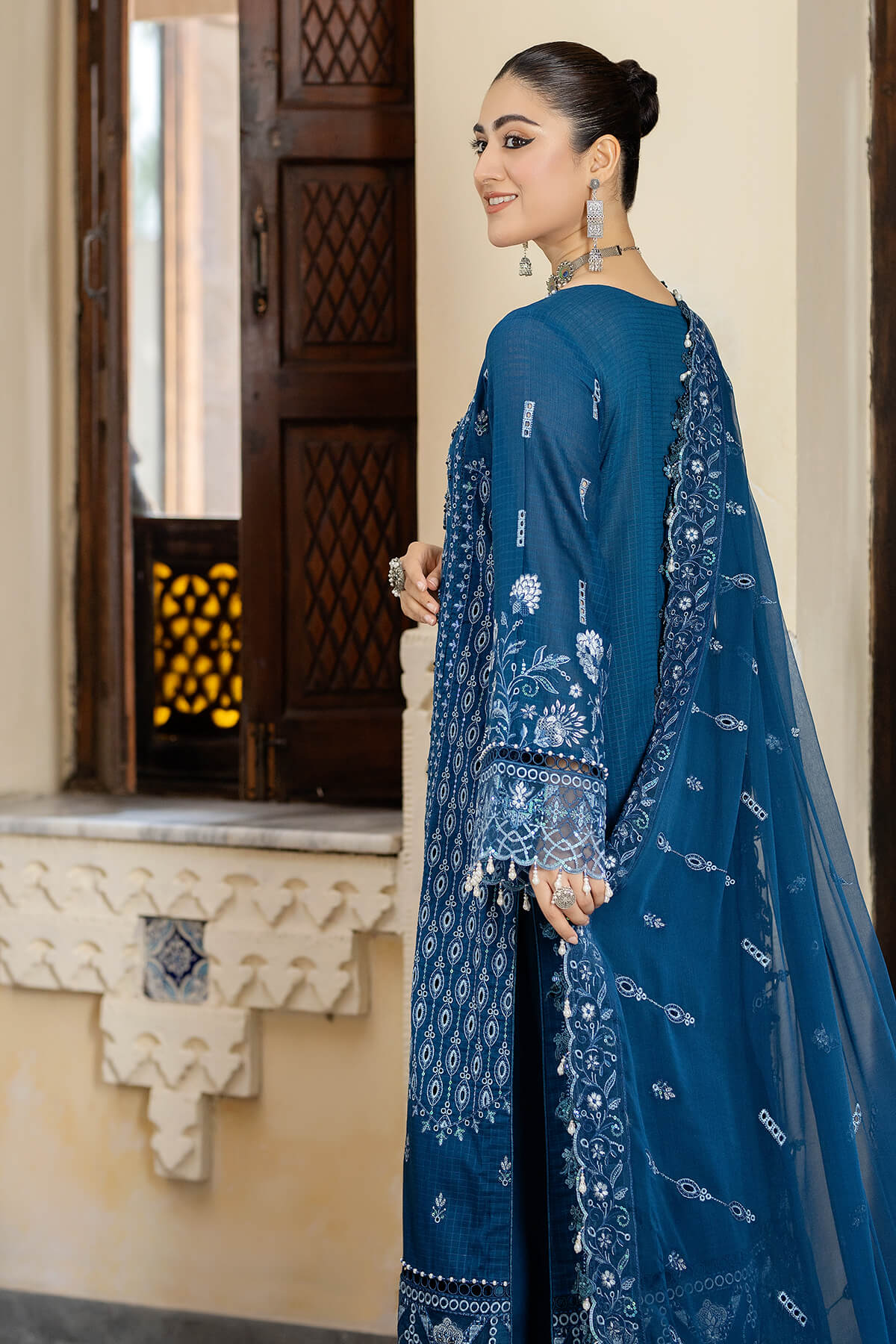Raeesa Premium | Kimora Lawn Collection | Kimora | HL-19 Farheen - House Of Hania