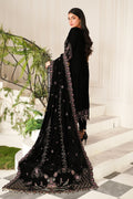 Raeesa Premium | Sheen Luxury Velvet | Noir - House Of Hania
