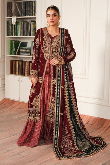 Raeesa Premium | Sheen Luxury Velvet | Sitara - House Of Hania