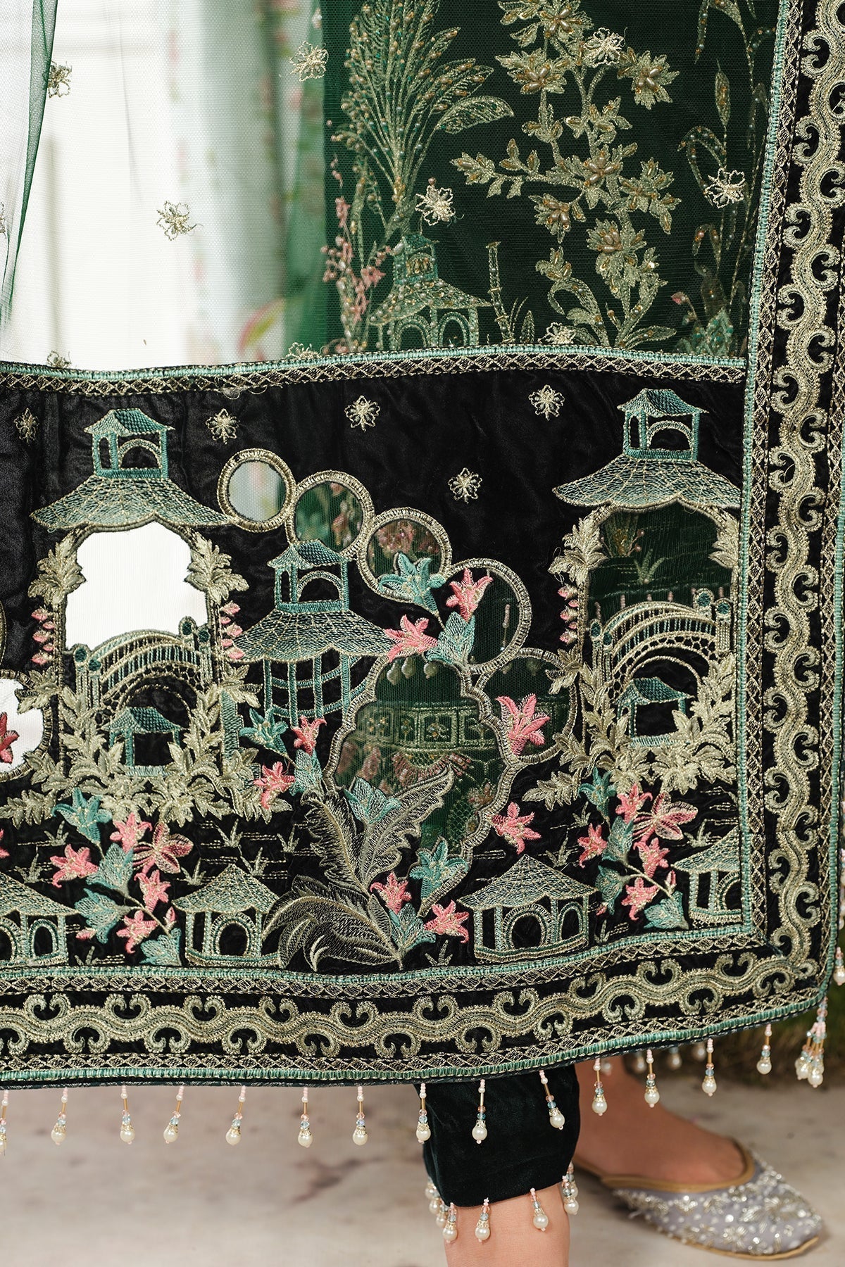 Raeesa Premium | Sheen Luxury Velvet | Talia - House Of Hania