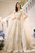 Raeesa Premium | Wajadan Wedding Formals |  WD-1 Pearl White - House Of Hania