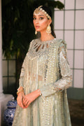 Raeesa Premium | Wajadan Wedding Formals | WD-2 Pea Green - House Of Hania