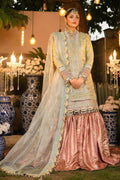 Raeesa Premium | Wajadan Wedding Formals | WD-4 Lemon Chiffon - House Of Hania