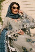 Raeesa Premium | Wajadan Wedding Formals | WD-5 Silver Black - House Of Hania