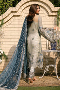 Raeesa Premium | Wajadan Wedding Formals | WD-5 Silver Black - House Of Hania