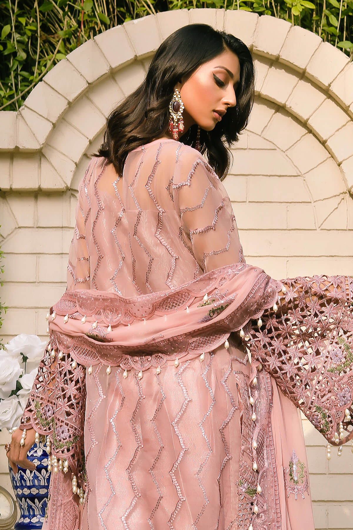 Raeesa Premium | Wajadan Wedding Formals | WD-7 Opera Mauve - House Of Hania