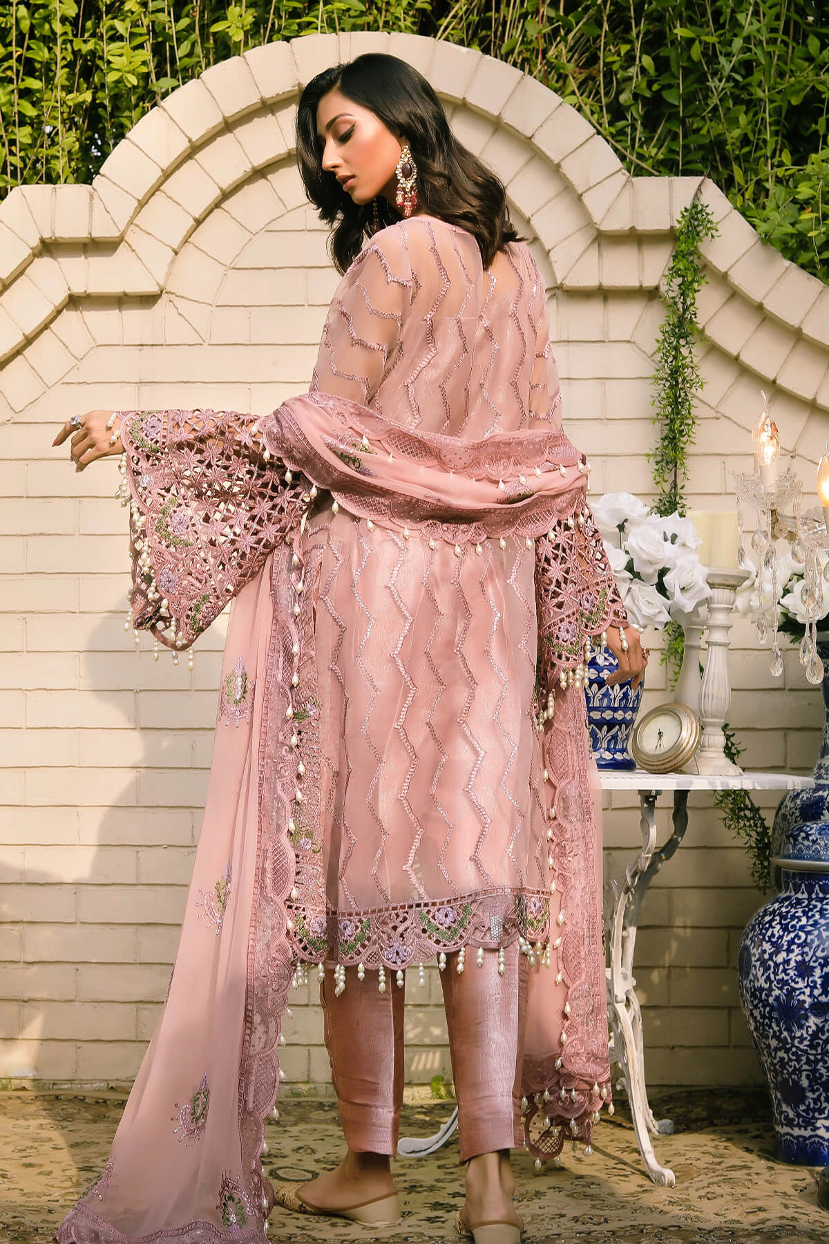 Raeesa Premium | Wajadan Wedding Formals | WD-7 Opera Mauve - House Of Hania