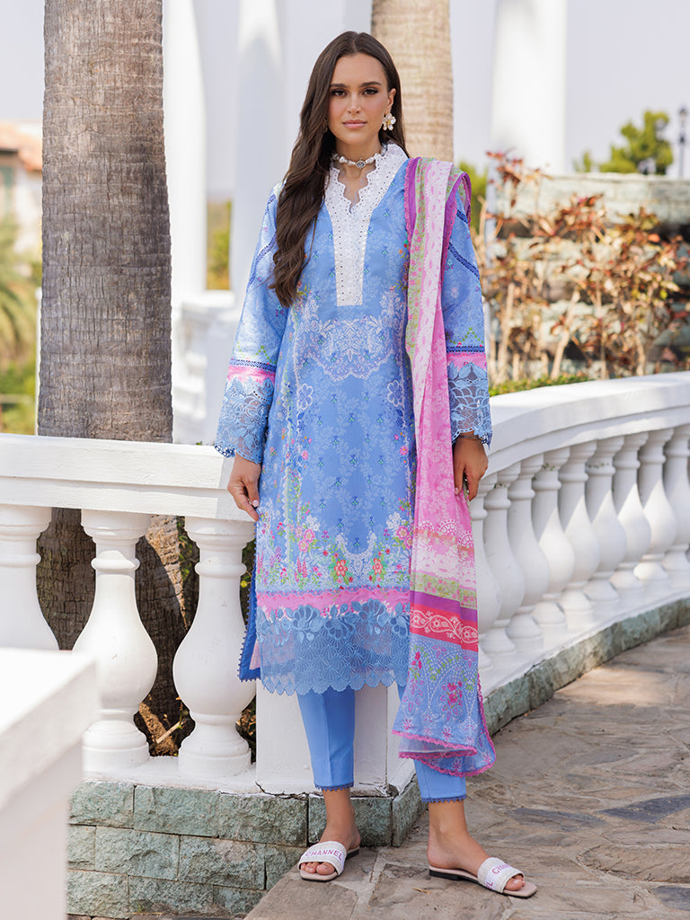 Rajbari | Floral Symphony Lawn 25 | RB-02 - House Of Hania