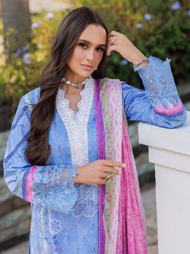 Rajbari | Floral Symphony Lawn 25 | RB-02 - House Of Hania