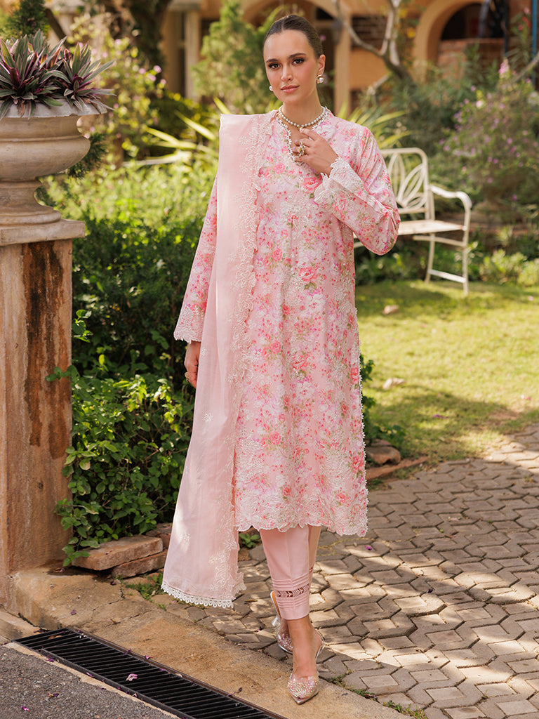 Rajbari | Floral Symphony Lawn 25 | RB-03 - House Of Hania