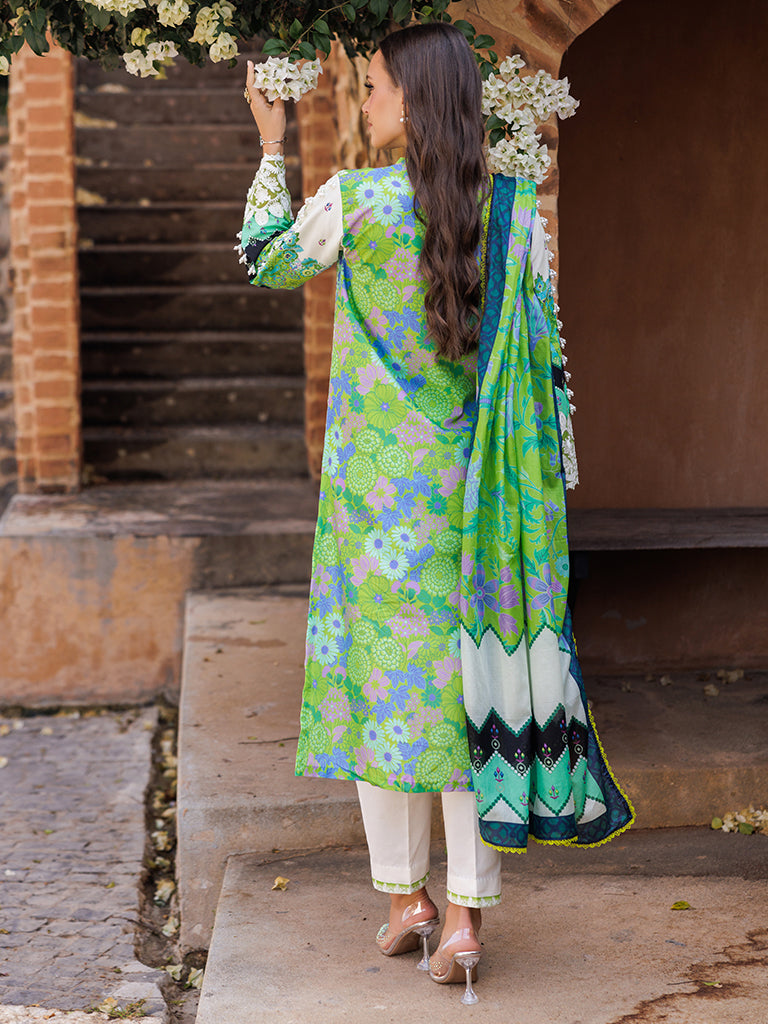 Rajbari | Floral Symphony Lawn 25 | RB-04 - House Of Hania