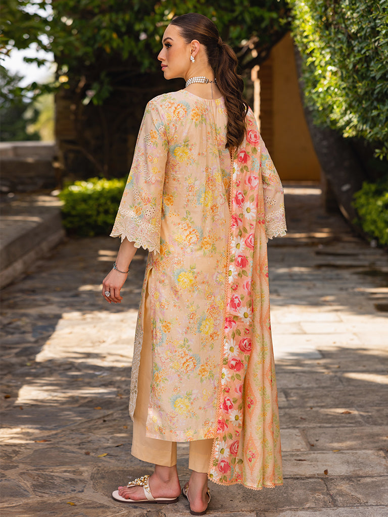 Rajbari | Floral Symphony Lawn 25 | RB-05 - House Of Hania