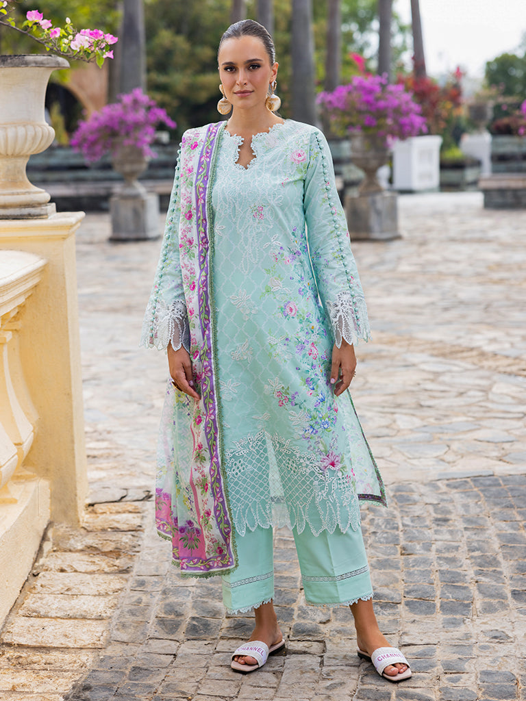 Rajbari | Floral Symphony Lawn 25 | RB-06 - House Of Hania