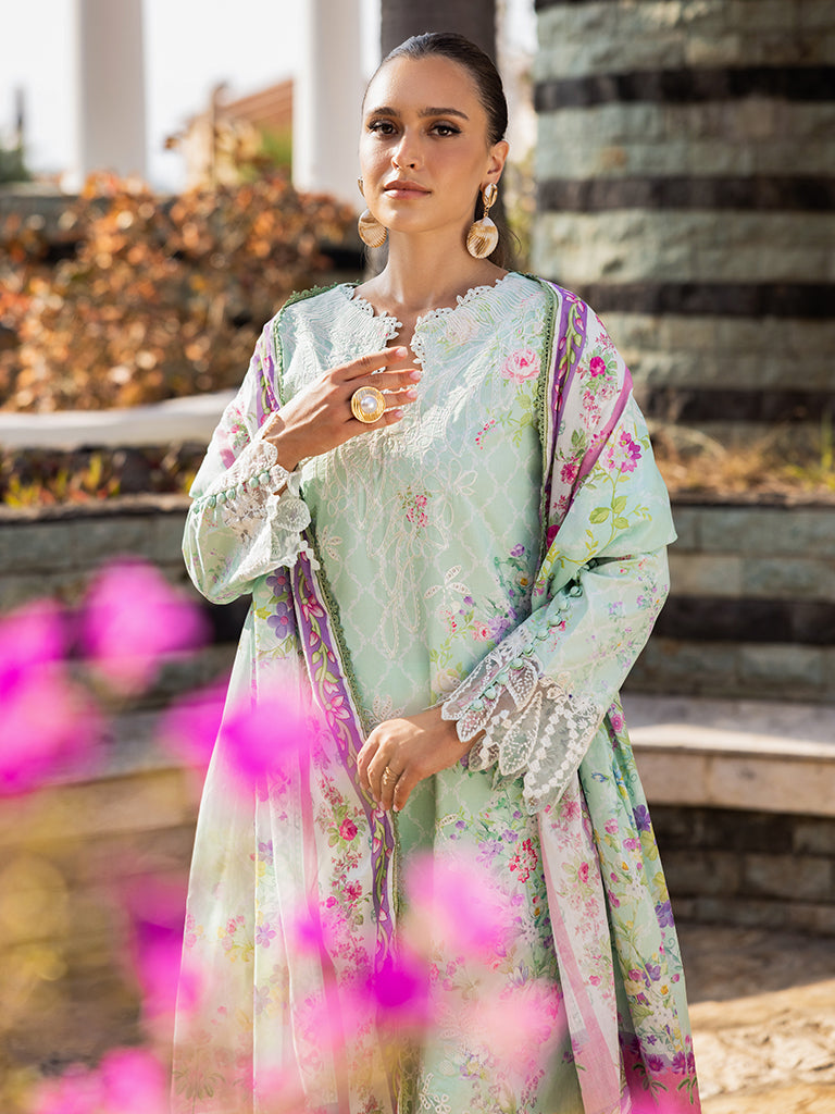 Rajbari | Floral Symphony Lawn 25 | RB-06 - House Of Hania