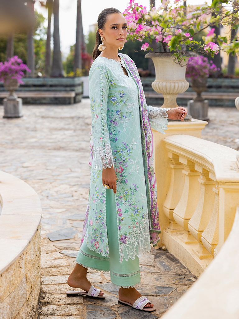 Rajbari | Floral Symphony Lawn 25 | RB-06 - House Of Hania