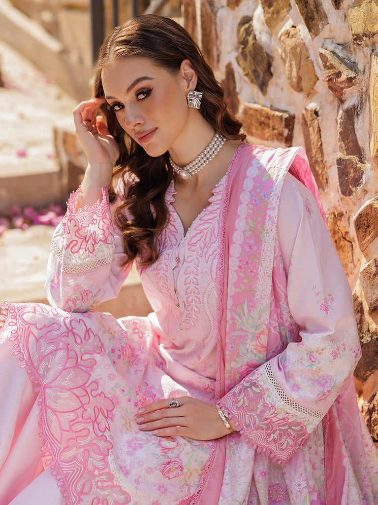 Rajbari | Floral Symphony Lawn 25 | RB-07 - House Of Hania