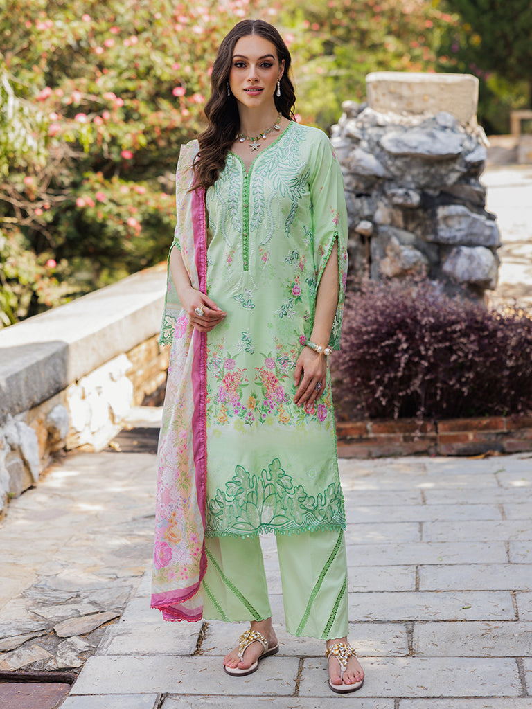 Rajbari | Floral Symphony Lawn 25 | RB-10 - House Of Hania