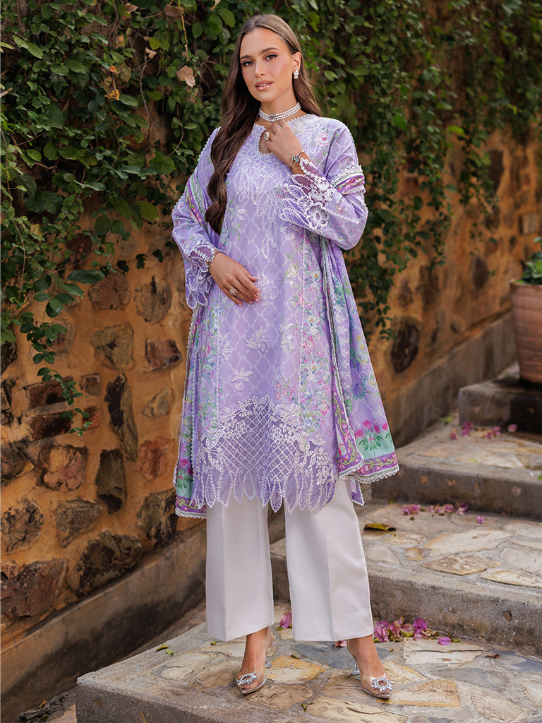 Rajbari | Floral Symphony Lawn 25 | RB-11 - House Of Hania