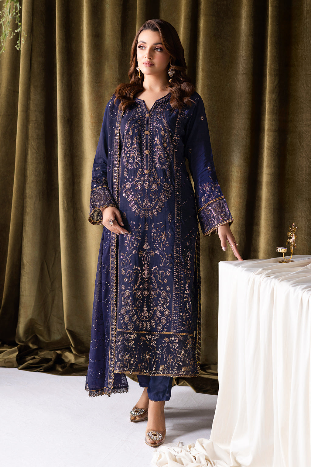 Ramsha | Aangan Luxury Raw silk | AA-103 - House Of Hania