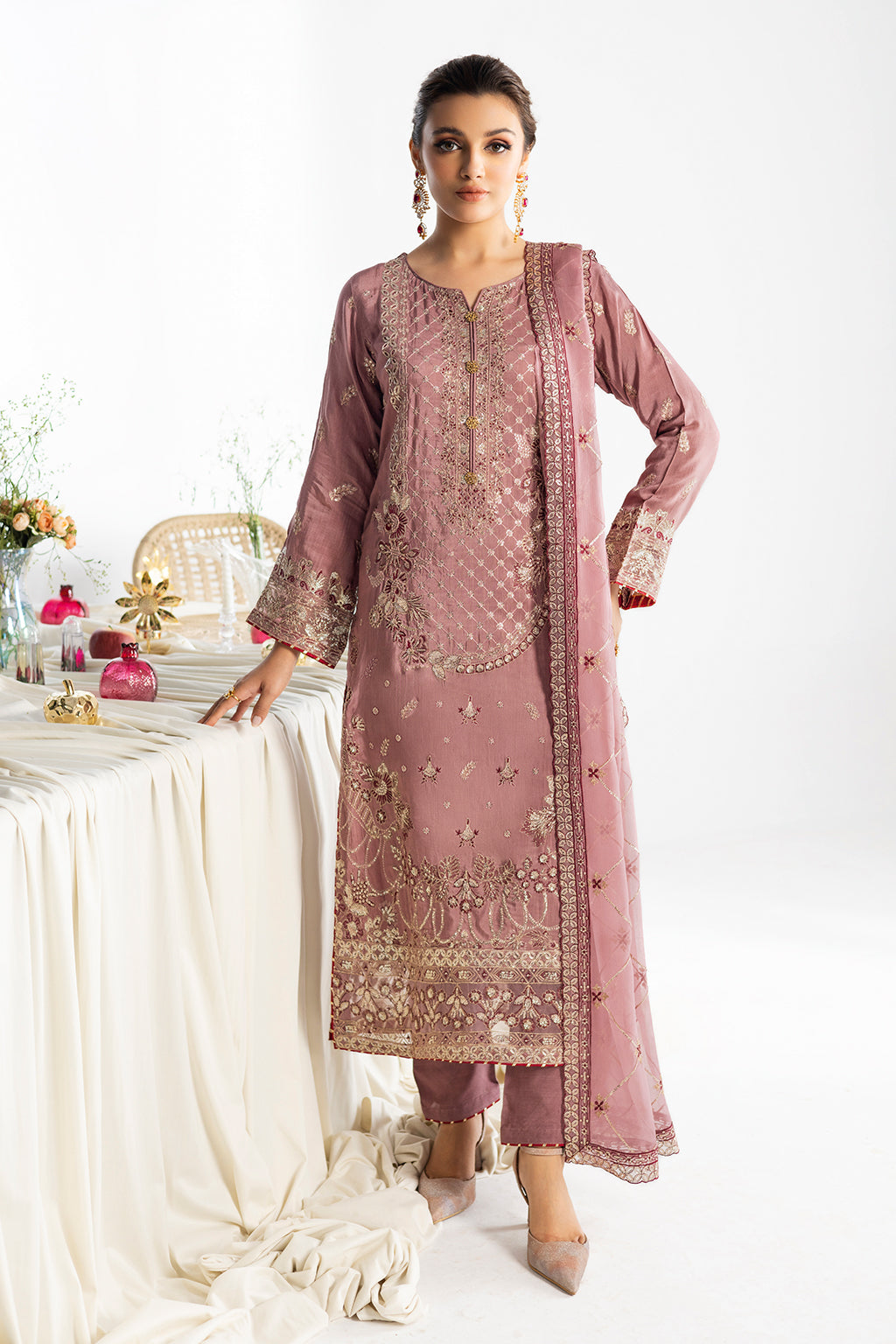 Ramsha | Aangan Luxury Raw silk | AA-104 - House Of Hania