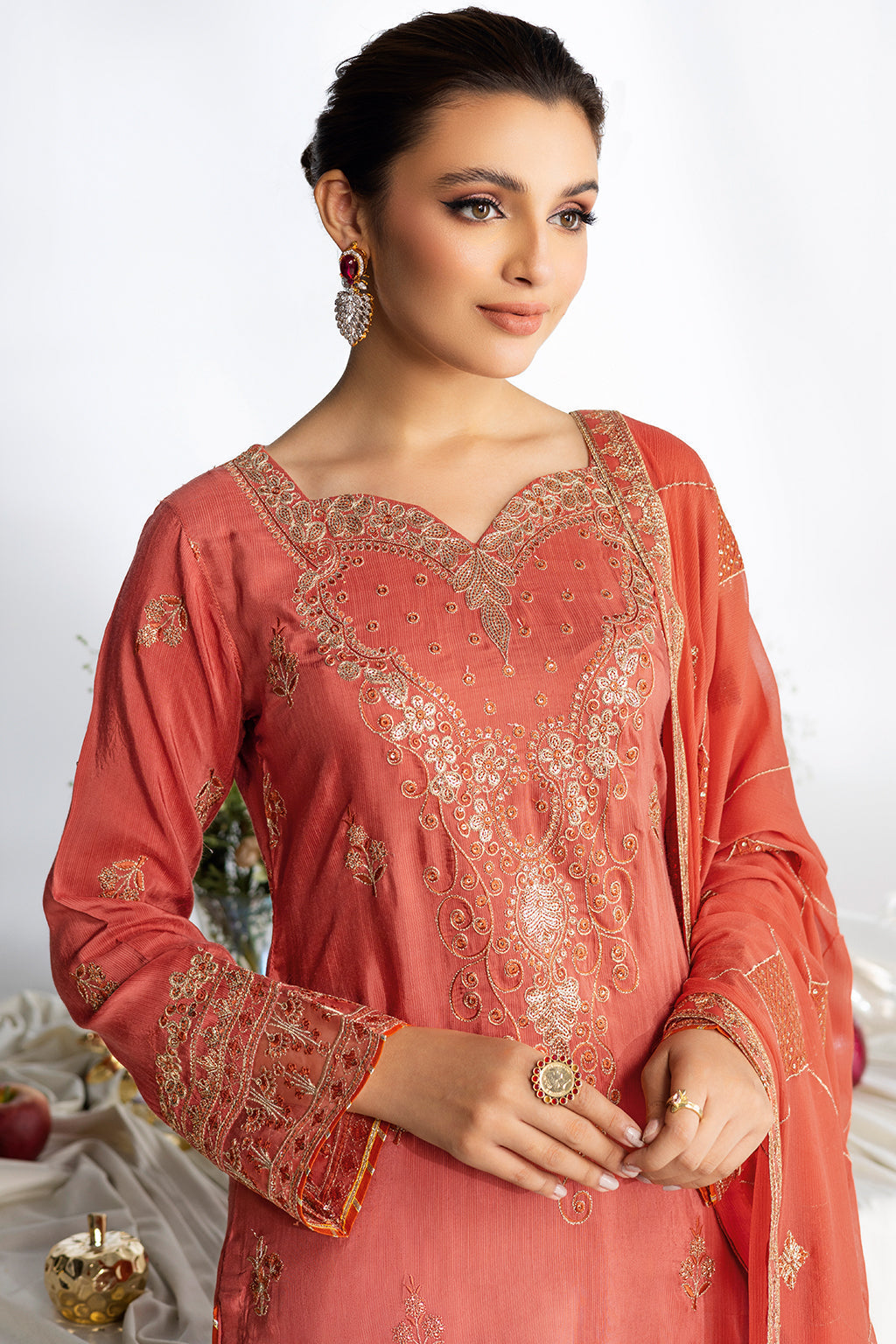 Ramsha | Aangan Luxury Raw silk | AA-106 - House Of Hania