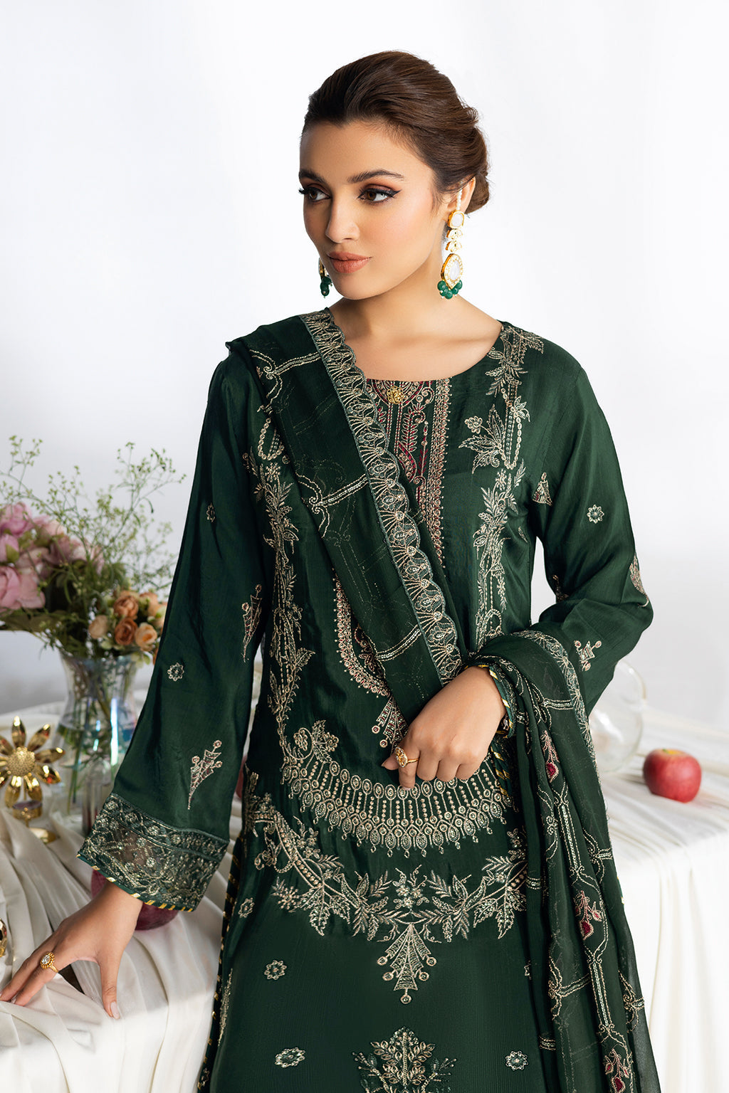 Ramsha | Aangan Luxury Raw silk | AA-107 - House Of Hania