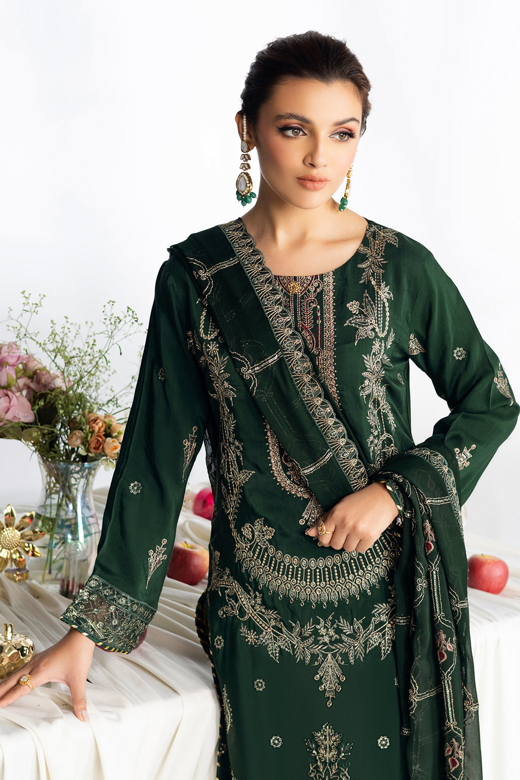 Ramsha | Aangan Luxury Raw silk | AA-107 - House Of Hania