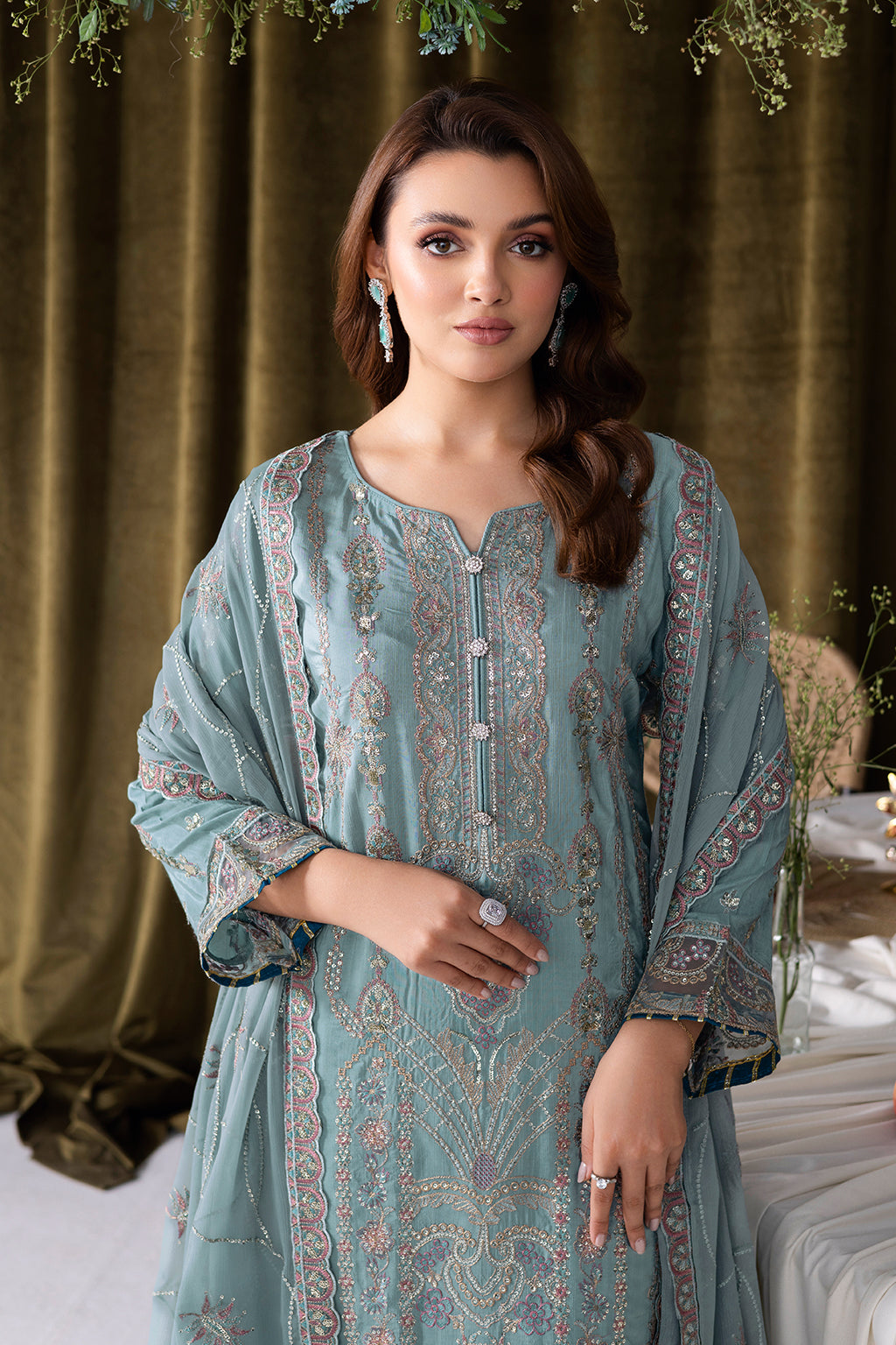 Ramsha | Aangan Luxury Raw silk | AA-109 - House Of Hania