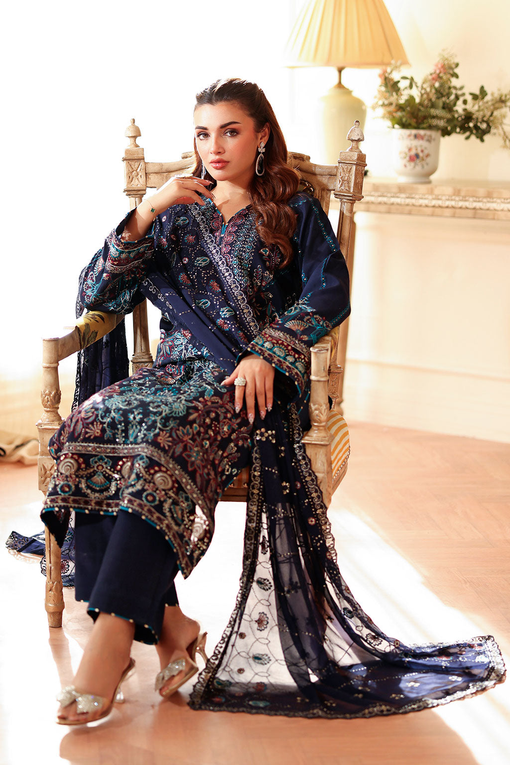 Ramsha | Aangan Luxury Raw silk | AA-201 - House Of Hania