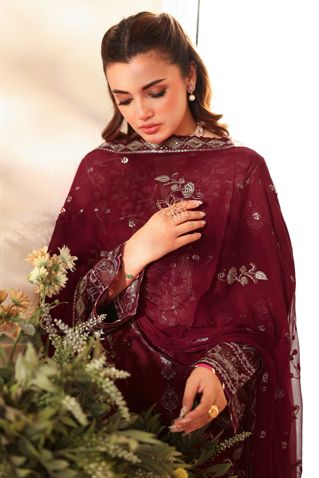 Ramsha | Aangan Luxury Raw silk | AA-203 - House Of Hania