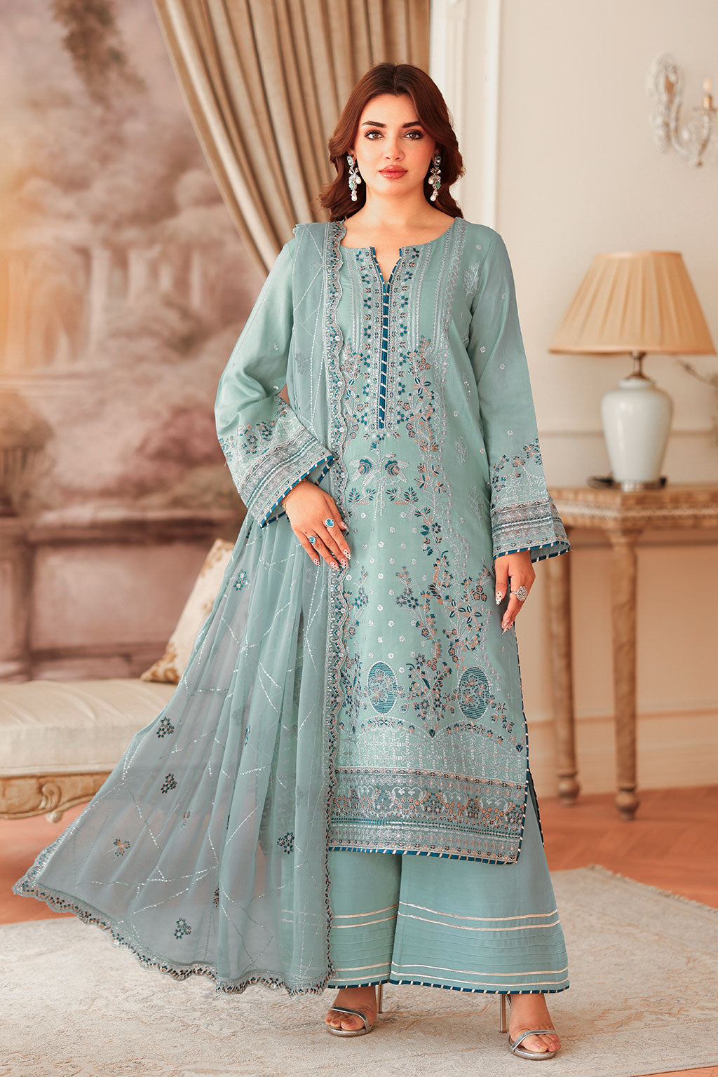 Ramsha | Aangan Luxury Raw silk | AA-204 - House Of Hania