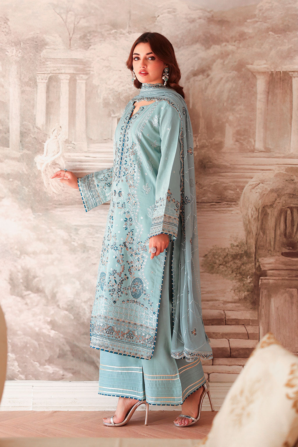 Ramsha | Aangan Luxury Raw silk | AA-204 - House Of Hania