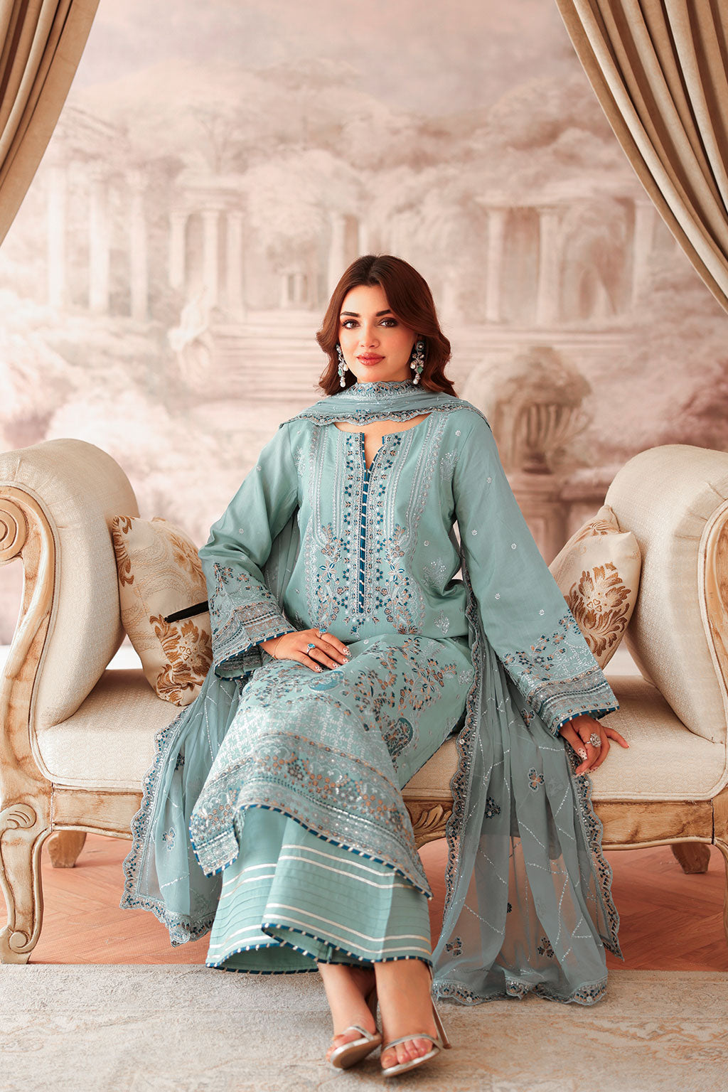Ramsha | Aangan Luxury Raw silk | AA-204 - House Of Hania