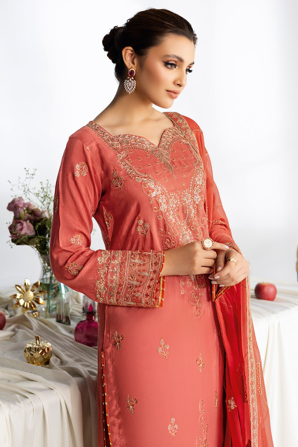 Ramsha | Aangan Luxury Raw silk | AA-205 - House Of Hania